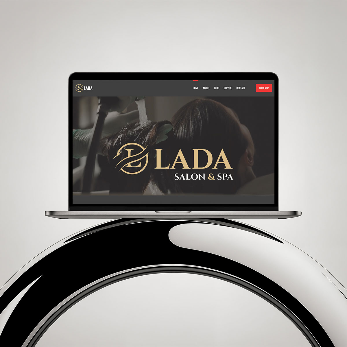 طراحی سایت حرفه‌ای برای سالن زیبایی Lada Salon توسط شهاب نجفی